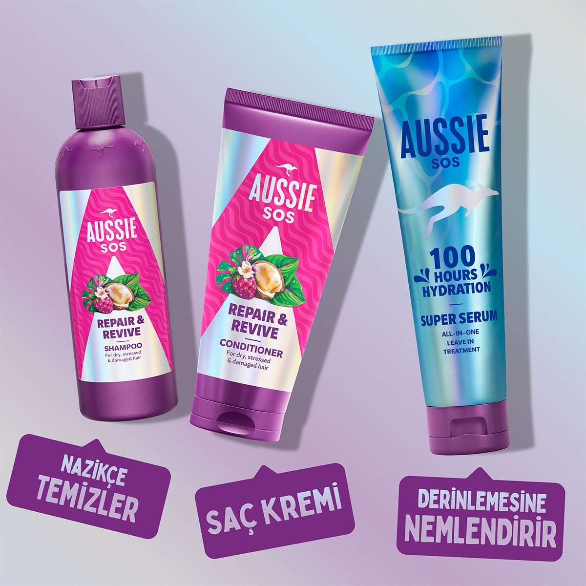  AUSSIE AUSSIE Aussie Sos Repair Revive Saç Kremi 350 ml  1 of 10 