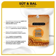 MORFOSE MORFOSE Morfose Saç Maskesi Süt Bal 25 ml  1 of 5 