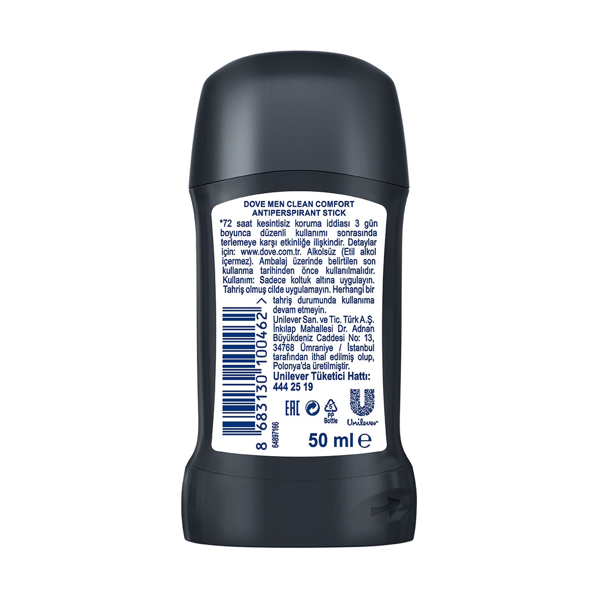  DOVE DOVE Dove Men Clean Comfort Stick Deodorant 50 ml  1 of 8 