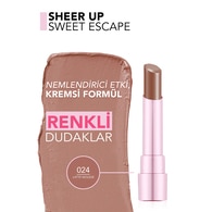  FLORMAR FLORMAR Flormar Sheer Up Yarı Transparan & Parlak Bitişli Nemlendirici Ruj No: 24 Little Mouse  1 of 6 
