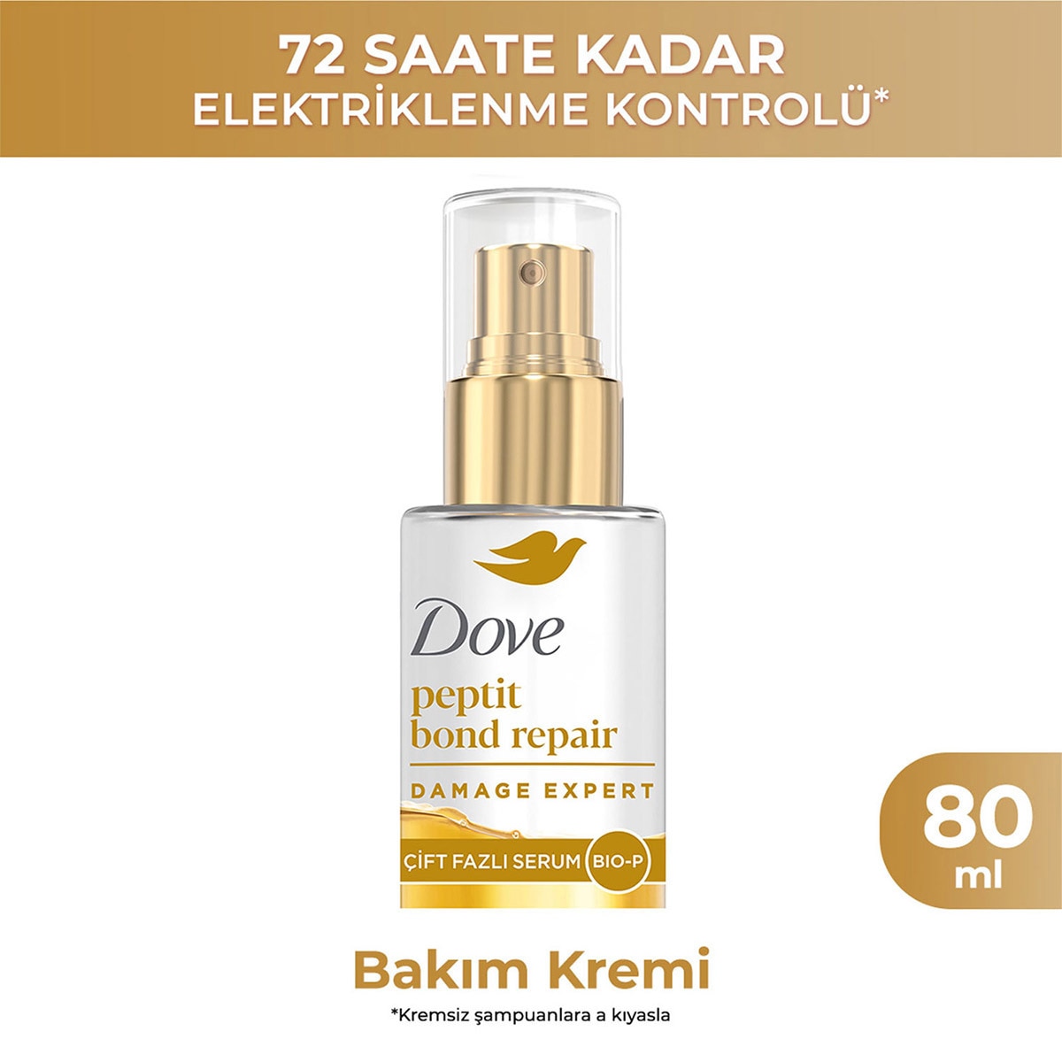  DOVE DOVE Dove Saç Serumu Peptid Bond Repair 80 ml  Dove Saç Serumu Peptid Bond Repair 80 ml