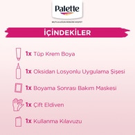 PALETTE PALETTE Palette Işıltılı Transparan Renkler Çikolata Kahve 3-65 1 of 9