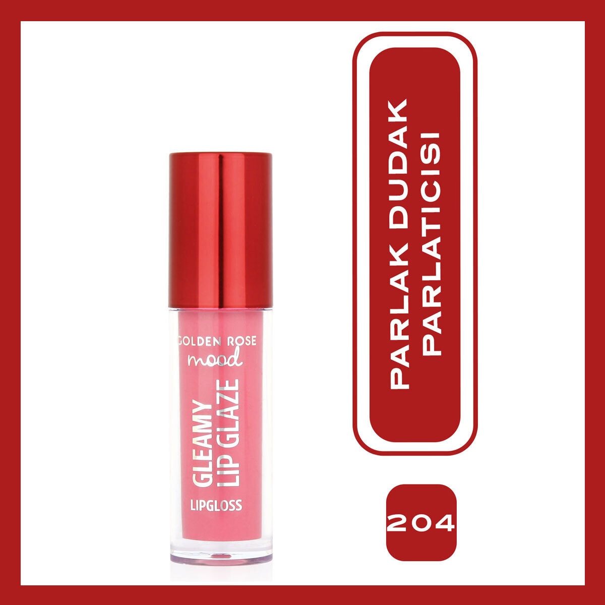 GOLDEN ROSE GOLDEN ROSE Golden Rose Mood Gleamy Dudak Parlatıcısı No: 204 Baby Pink 1 of 3