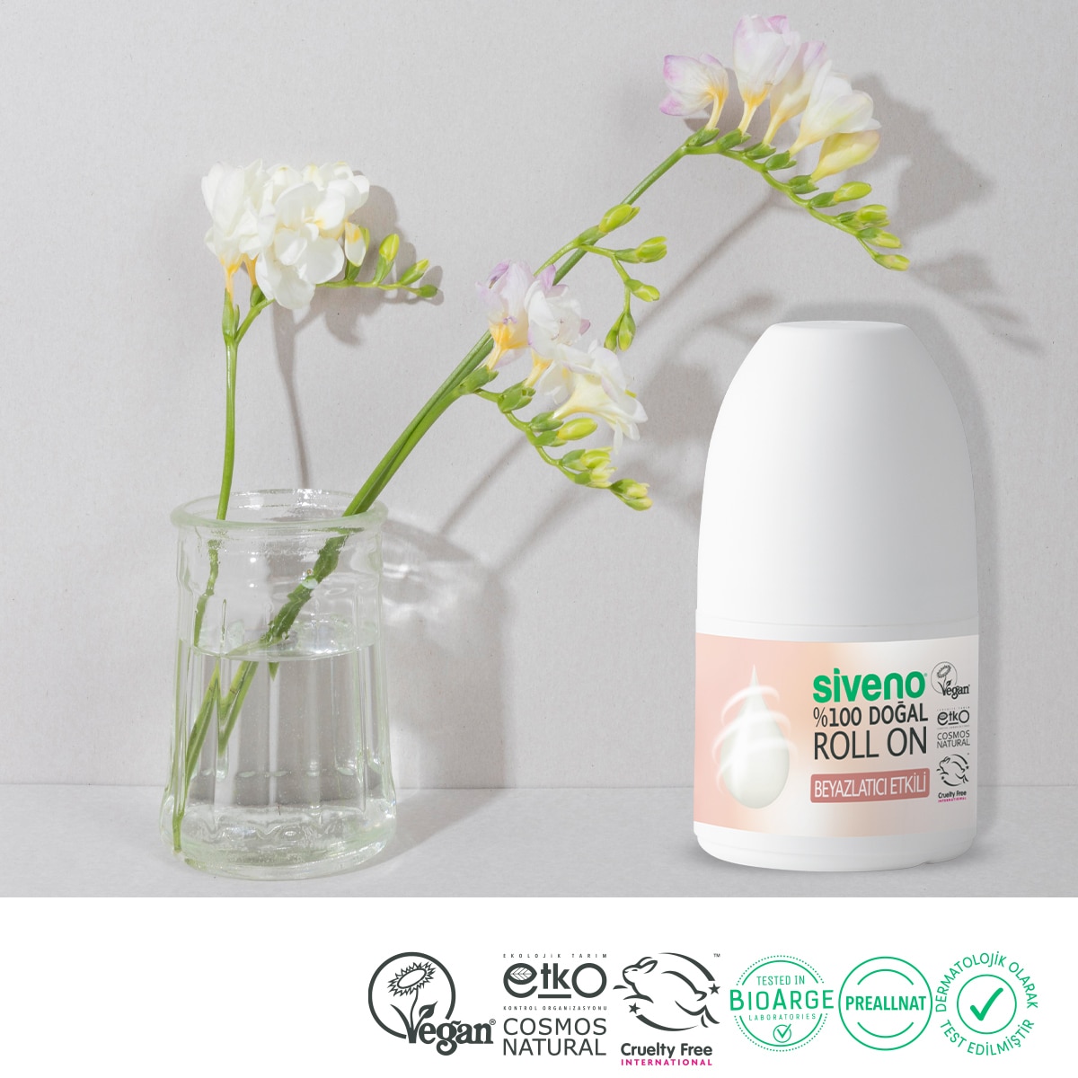 SIVENO EXC. SIVENO EXC. Siveno Doğal Roll On Beyazlatıcı Etkili 50 ml 1 of 6