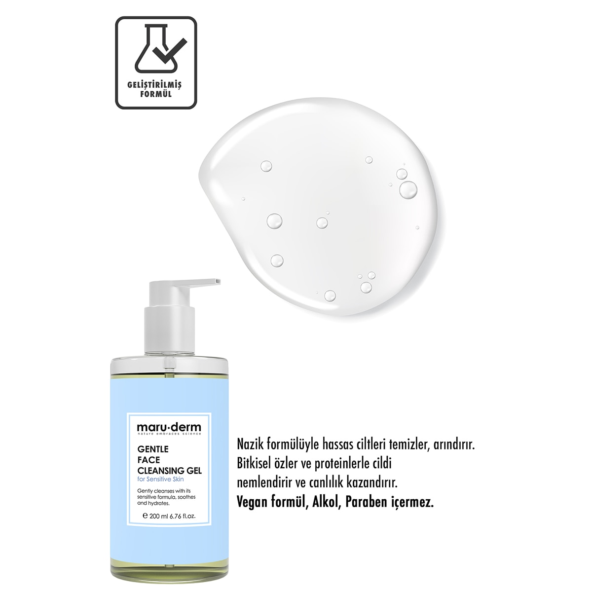  MARUDERM MARUDERM Maruderm Hassas ve Atopik Ciltler İçin Yüz Yıkama Jeli 200 ml  1 of 4 