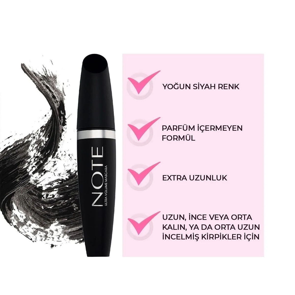  NOTE NOTE Note Ultra Volume Maskara  1 of 4 