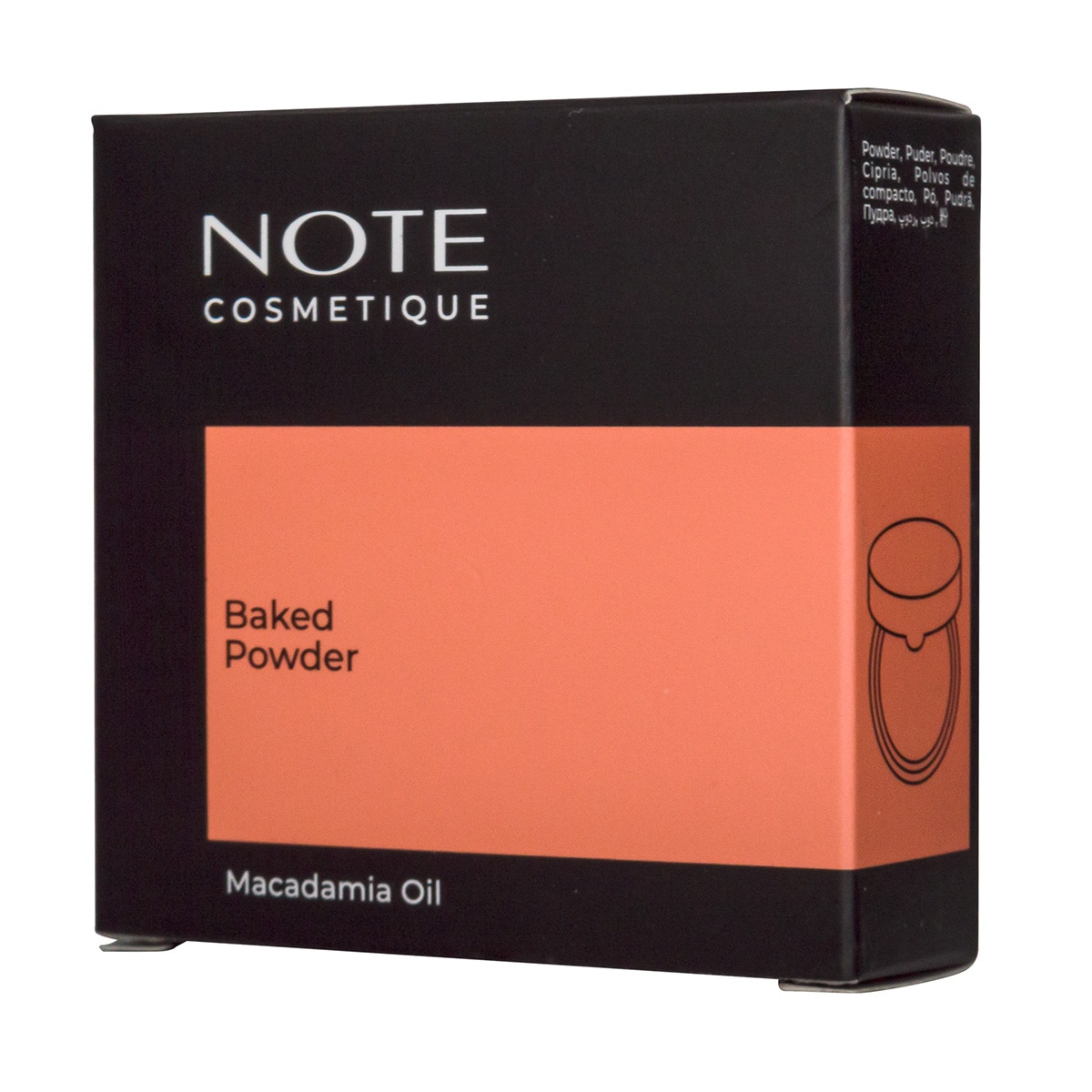 NOTE NOTE Note Baked Pudra 01 Stardust 1 of 5