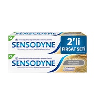  SENSODYNE SENSODYNE EXC. Sensodyne Tam Koruma Beyazlatıcı Diş Macunu 50 ml + Ağız Bakım Suyu 500 ml Set  