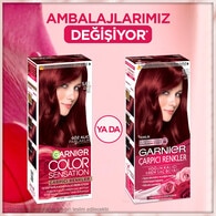 Garnier Çarpıcı Renkler Saç Boyası Parlak Lal Kızılı No: 5,62