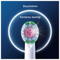 Oral-B 3 Boyutlu Beyazlık Şarjlı Diş Fırçası Yedek Başlığı 4'lü