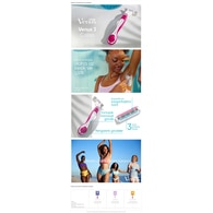 GILLETTE VENUS GILLETTE VENUS Gillette Venus Renkli Kullan At Tıraş Bıçağı 3 Bıçaklı 4+2 Adet 1 of 11