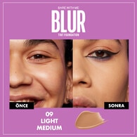 Blur Tint Ciltte Filtre Etkili Fondöten - 09 Light Medium