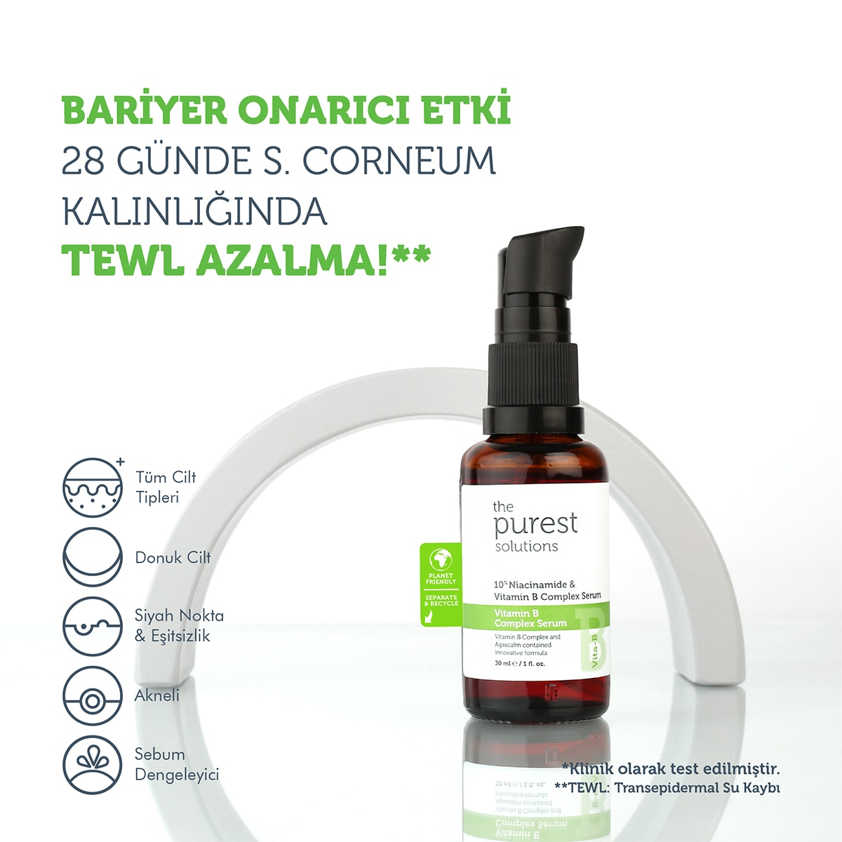 THE PUREST SOLUTIONS THE PUREST SOLUTIONS The Purest Solutions Bariyer Güçlendirici Serum 30 ml 1 of 6