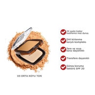 Deborah 24Ore Compact Long Lasting Fondöten T.Beige 03