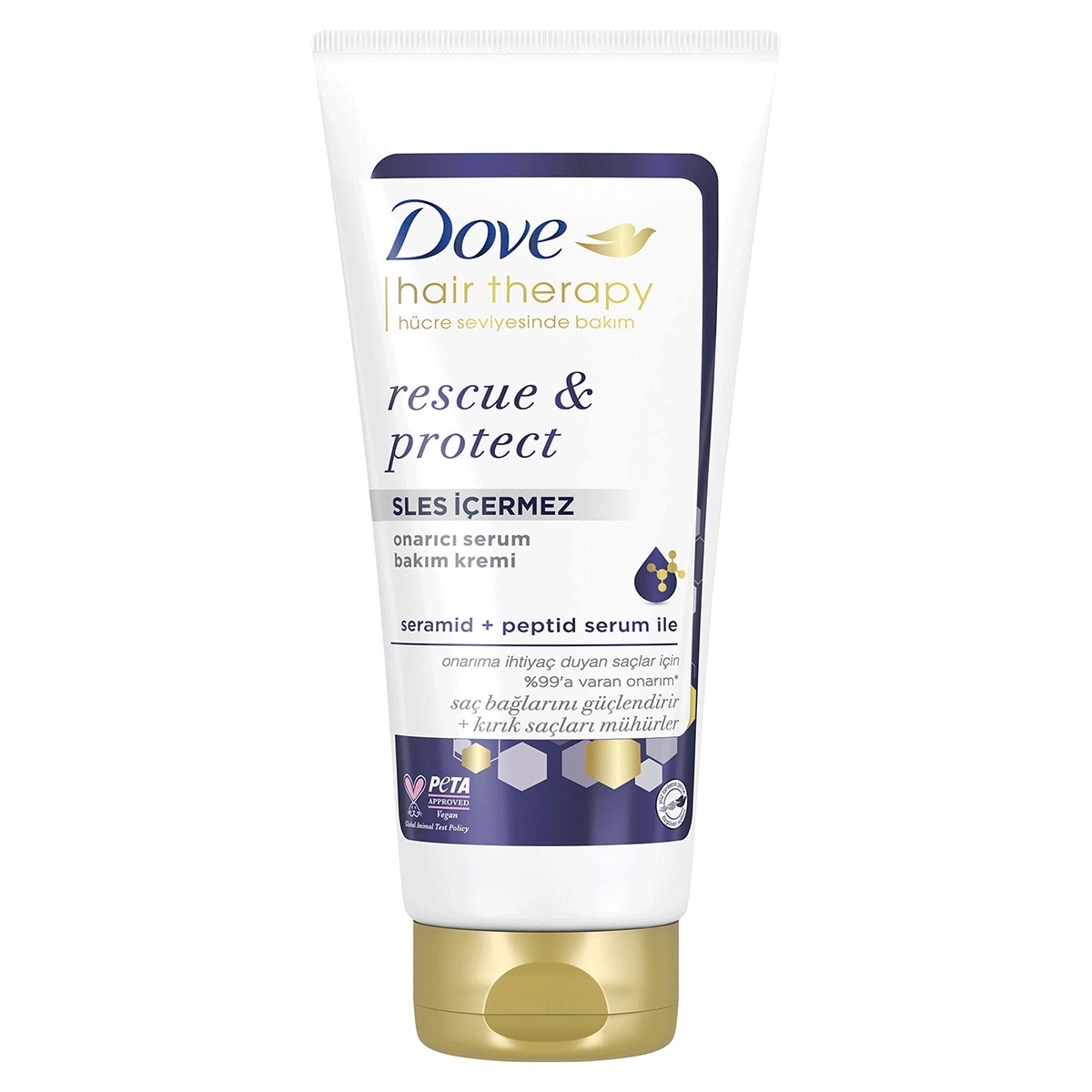  undefined DOVE EXC. Dove Hair Therapy Onarıcı Serum Saç Bakım Kremi Rescue & Protect 170 ml  1 of 10 