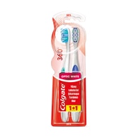 Colgate 360 Optik Beyaz Beyazlatıcı Orta Diş Fırçası 1+1