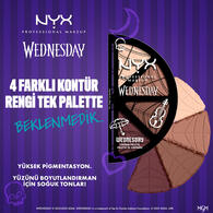 Nyx Professional Makeup Wednesday Stained Glass Kontür Paleti