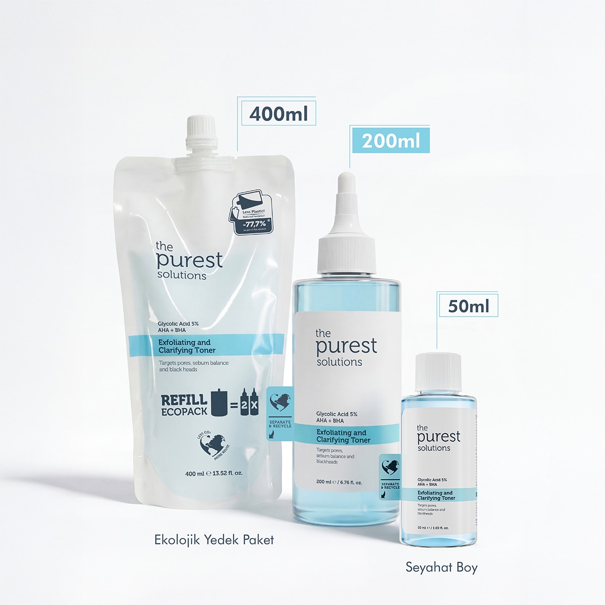 THE PUREST SOLUTIONS THE PUREST SOLUTIONS The Purest Solutions Gözenek Sıkılaştırıcı Tonik 200 ml 1 of 7