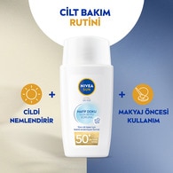 Nivea Sun Hafif Dokulu Yüz Güneş Koruyucu Krem Spf50+ 40 ml