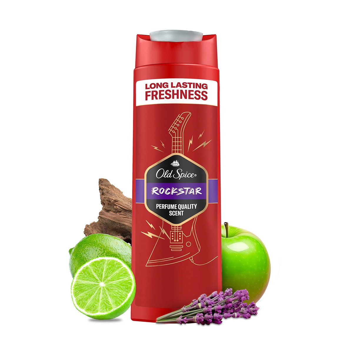  OLD SPICE OLD SPICE Old Spice Rockstar Erkek Duş Jeli ve Şampuan 400 ml  1 of 6 