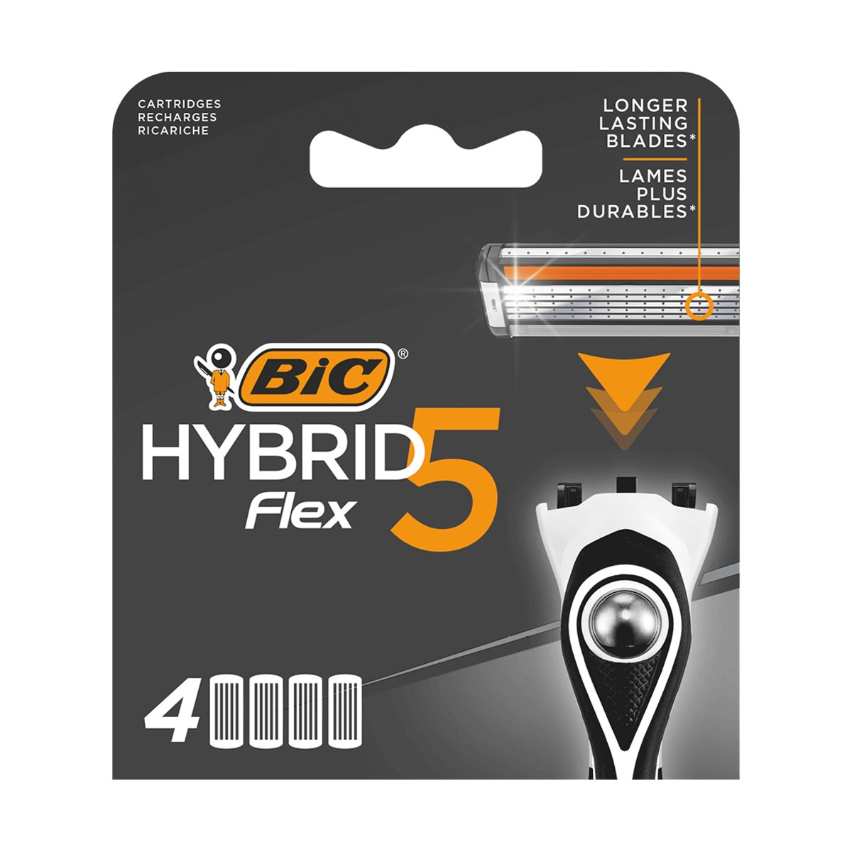  BIC BIC Bic Flex 5 Hybrid Yedek Bıçak 4'lü 