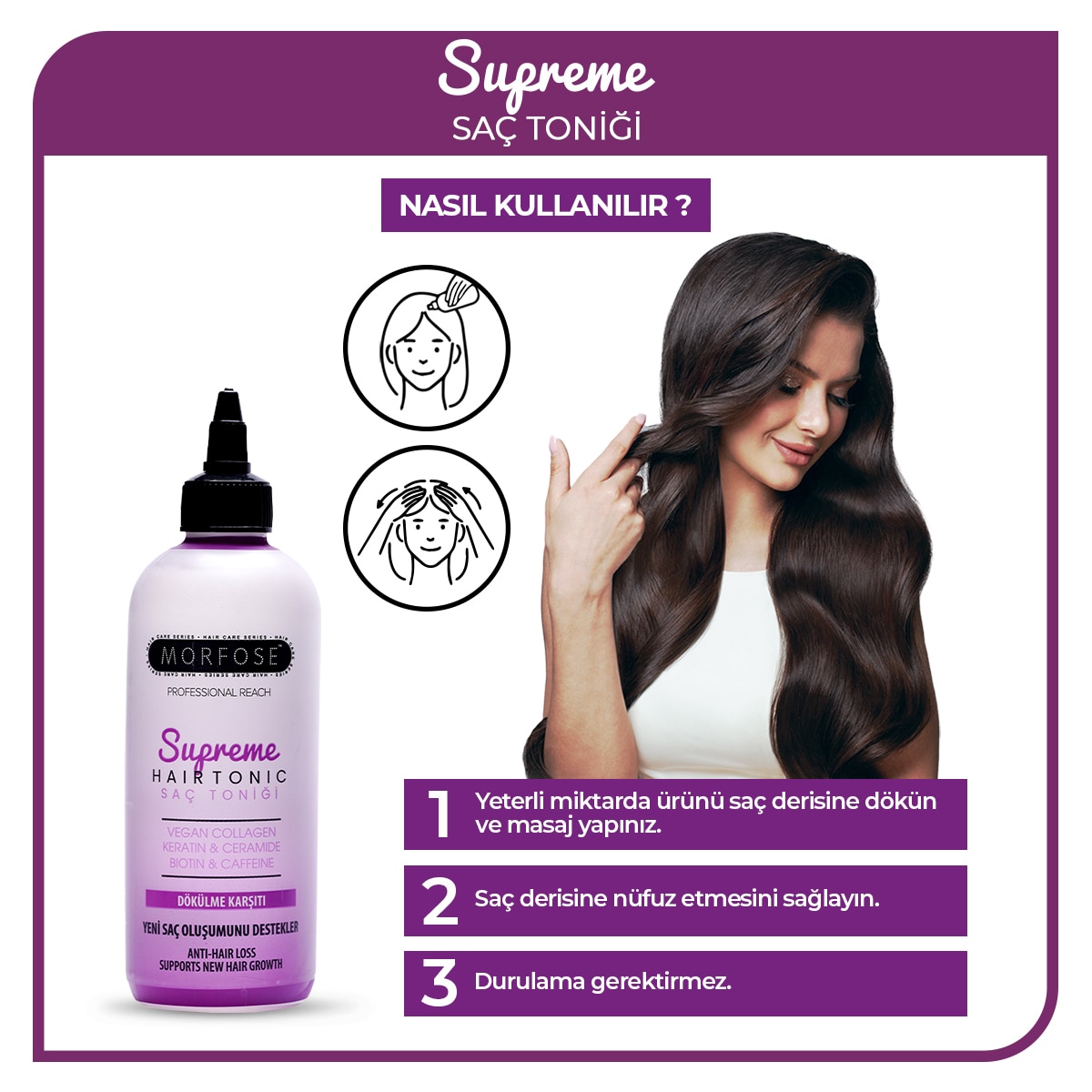  MORFOSE MORFOSE Morfose Supreme Saç Toniği 300 ml  1 of 5 