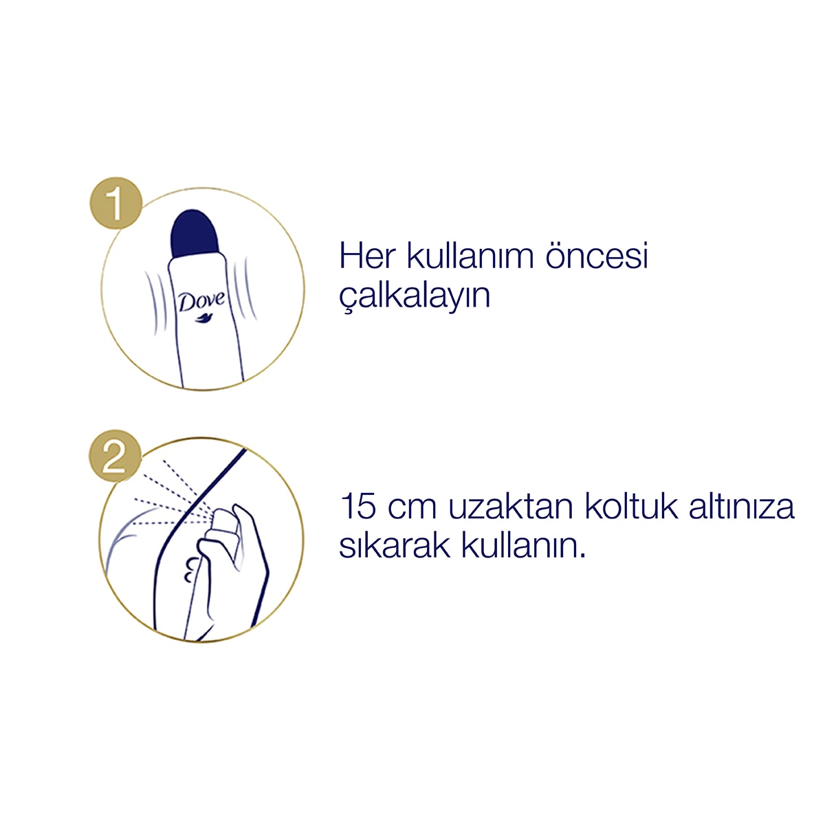  DOVE DOVE Dove Kadın Sprey Deodorant 1/4 Nemlendirici Krem Original 150 ml  1 of 7 