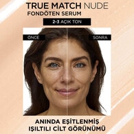 L'Oreal Paris True Match Nude Fondöten Serum 2 3 Light