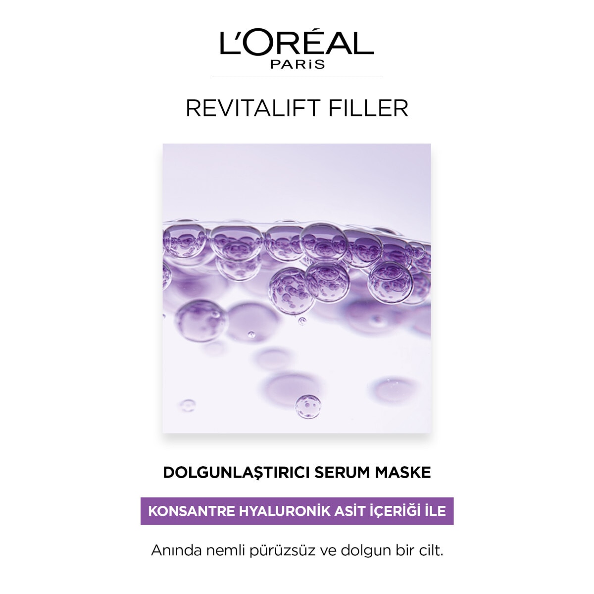  LOREAL PARIS LOREAL PARIS L'Oreal Paris Revitalift Filler Dolgunlaştırıcı Serum Maske  1 of 5 