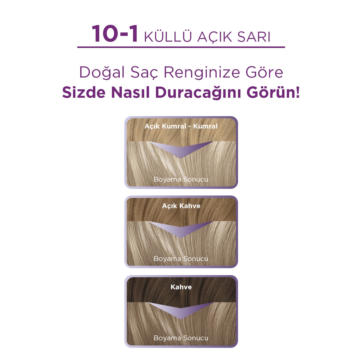 PALETTE NATURAL COLORS PALETTE NATURAL COLORS Palette Göz Alıcı Renkler Saç Boyası 10-1 Küllü Açık Sarı 1 of 10