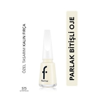  FLORMAR FLORMAR Flormar Nail Enamel Yoğun Pigmentli Parlak Oje No: 575 Butter Yellow 