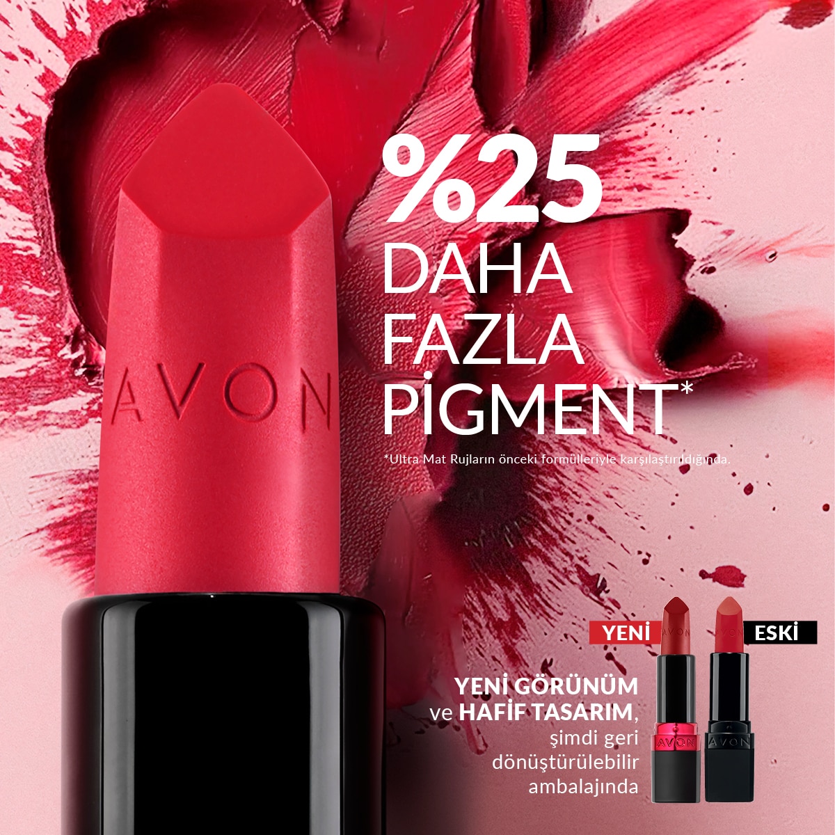  AVON AVON Avon Ultra Mat Ruj Maiden Mauve  1 of 6 