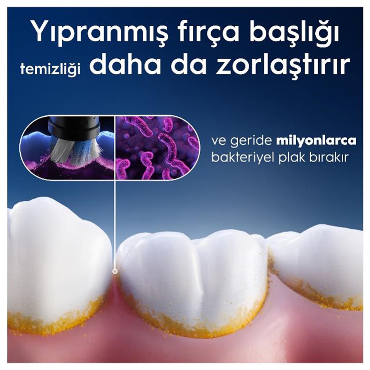  ORAL-B ORAL-B Oral-B iO Serisi Gentle Care Orijinal Yedek Başlıkları Hassas Diş Etlerine Uygun 2'li  1 of 6 