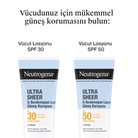  NEUTROGENA NEUTROGENA Neutrogena Ultra Sheer SPF30 Koruyucu Losyon 200 ml  1 of 11 