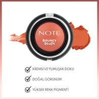 Note Bouncy Yumuşak Kremsi Allık 03 Coral Bliss