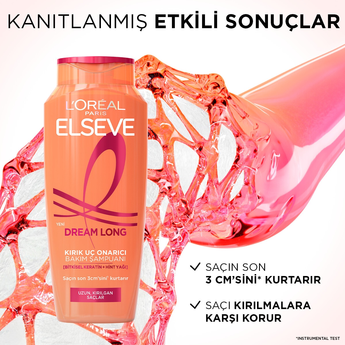  ELSEVE ELSEVE L'Oreal Paris Elseve Dream Long Onarıcı Bakım Şampuanı 300 ml  1 of 8 