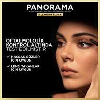 L’Oreal Paris Panorama Hacim Veren Maskara All Night Black Siyah
