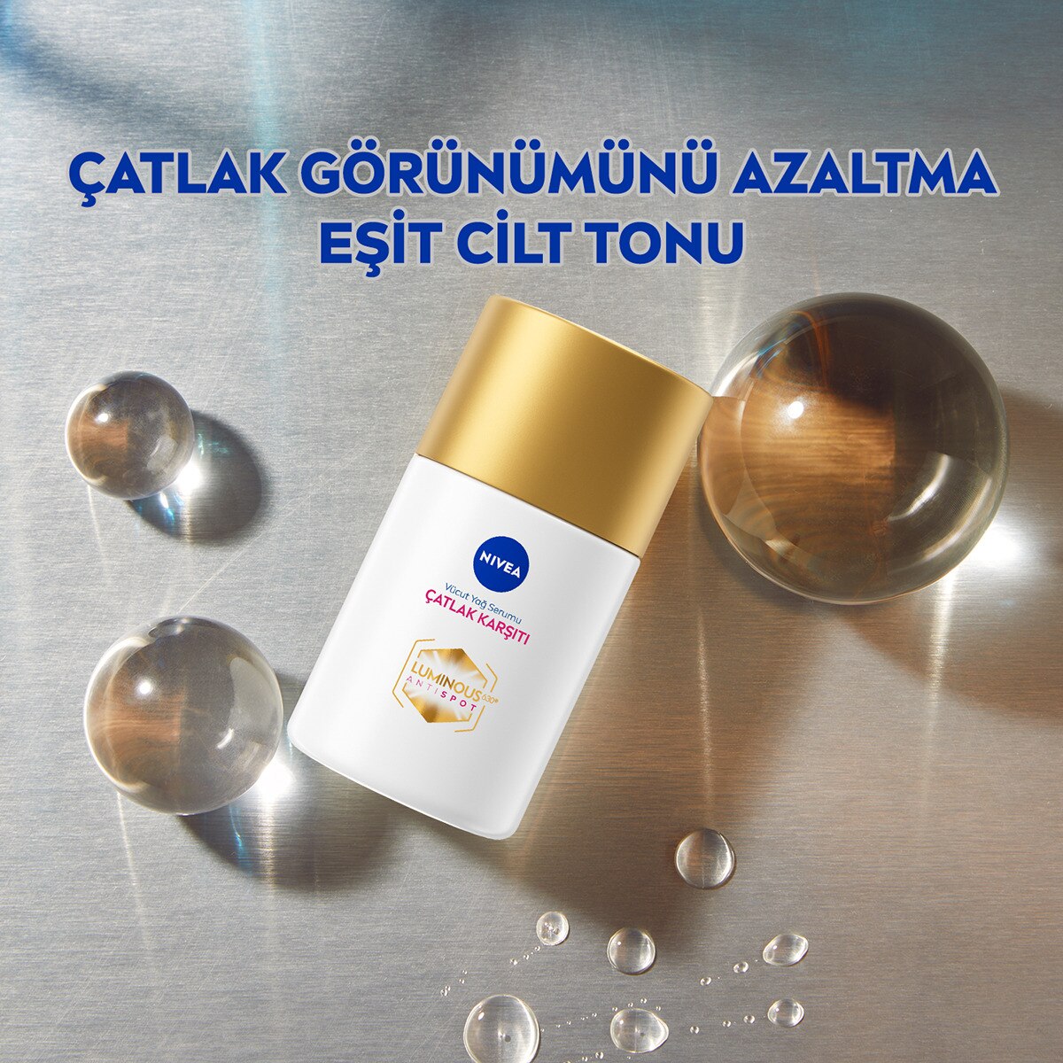  NIVEA BODY NIVEA BODY Nivea Luminous630 Çatlak Karşıtı Nemlendirici Vücut Yağ Serumu 100 ml  1 of 12 