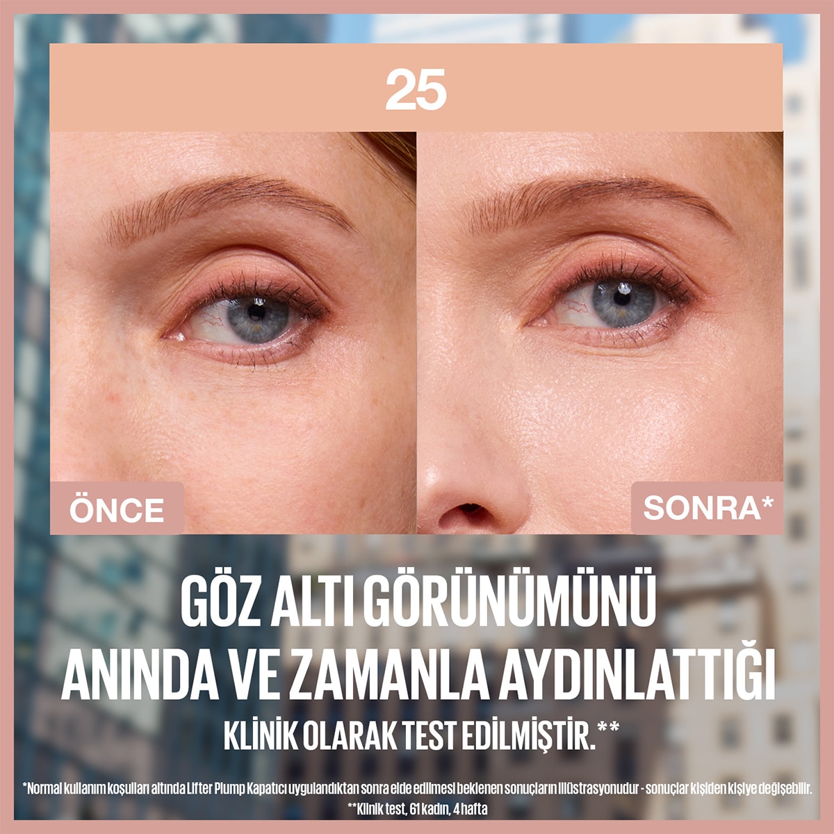  MAYBELLINE MAYBELLINE Maybelline New York Lifter Kafein ve Peptitler İçeren Nemlendiren ve Aydınlatan Kapatıcı 25  1 of 6 