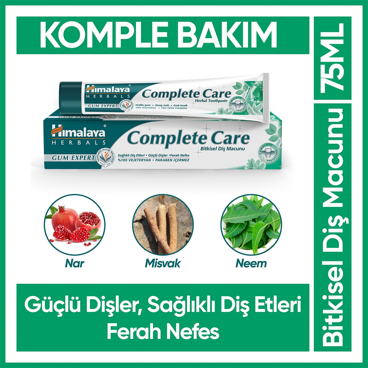  HİMALAYA HİMALAYA Himalaya Komple Bakım Diş Macunu 75 ml  1 of 2 
