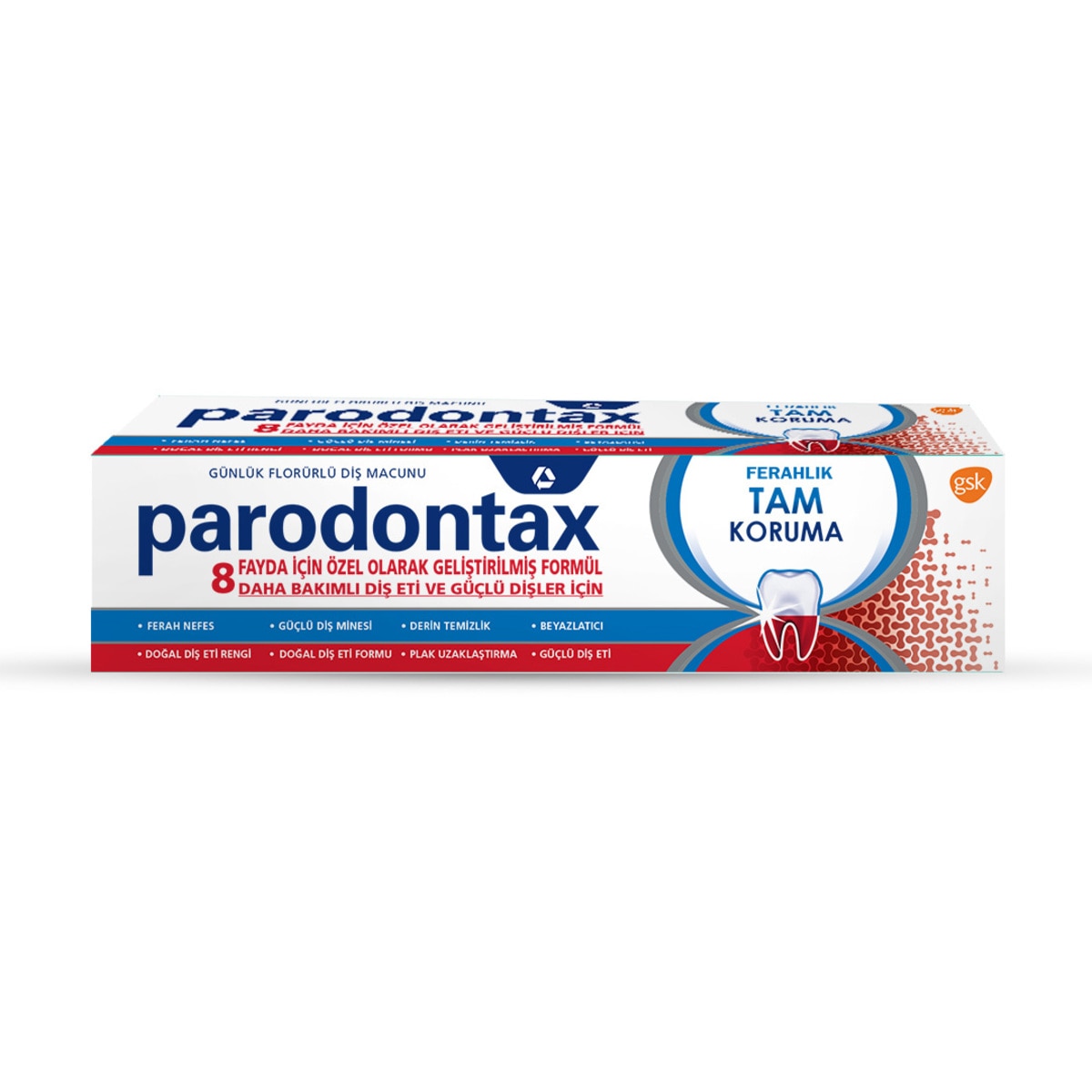 PARODONTAX PARODONTAX Parodontax Tam Koruma Diş Macunu 75 ml 1 of 8