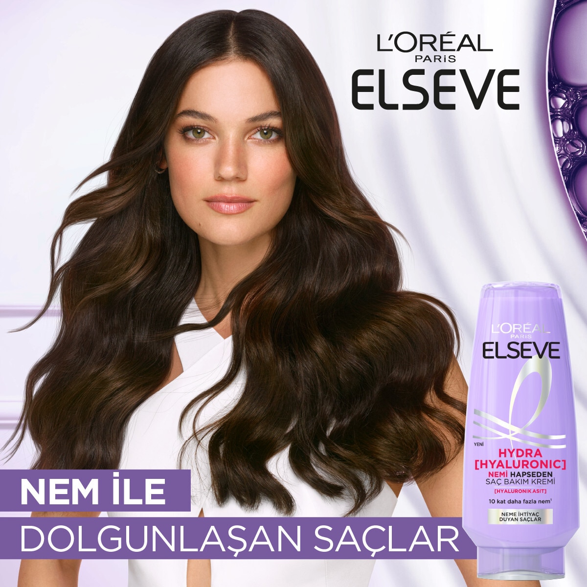 ELSEVE Elseve Hydra [Hyaluronic] Nem Dolduran Saç Bakım Kremi 250 ml ...
