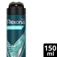  REXONA REXONA Rexona Men Erkek Sprey Deodorant Invisible Ocean Deep 72 Saat Kesintisiz Üstün Koruma 150 ml  1 of 1 
