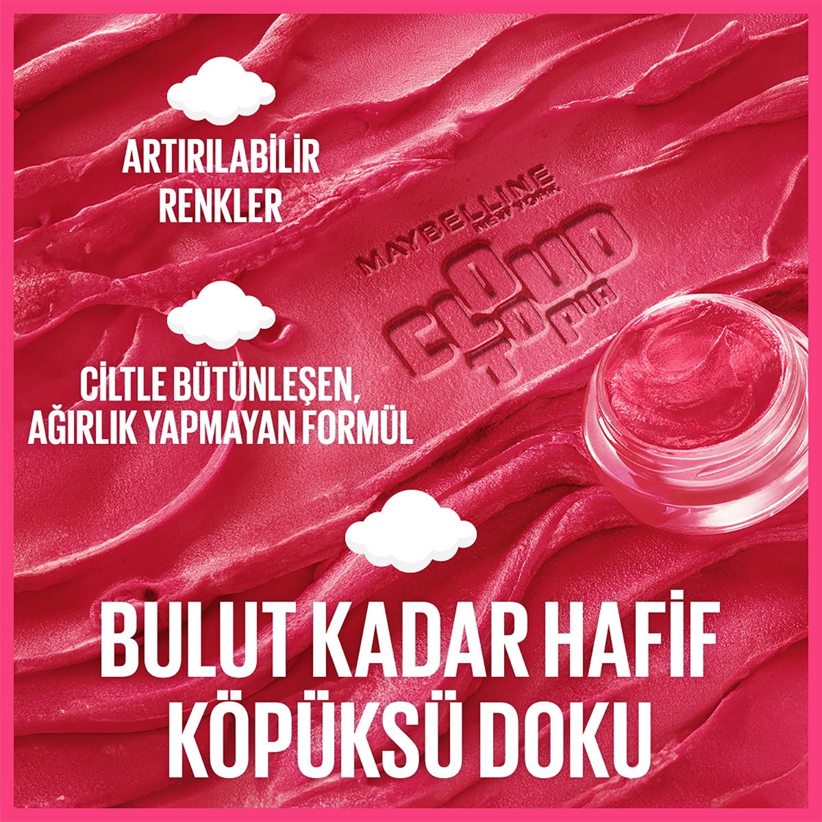  MAYBELLINE MAYBELLINE Maybelline New York Cloudtopia Köpük Dokulu Mat Allık 05 Coral Illusion  1 of 10 