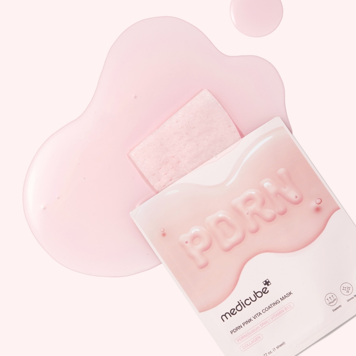 MEDICUBE MEDICUBE Medicube PDRN Somon DNA Pink Vita Coating Maske 1 Adet 1 of 4