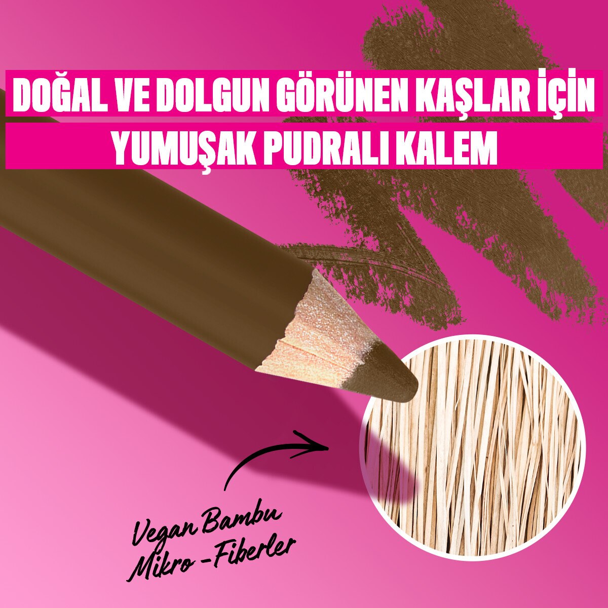  NYX NYX Nyx Professional Makeup Powder Louder Pudralı Kaş Kalemi 02 Taupe  1 of 8 