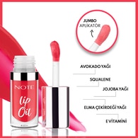 Note Lip Oil Nemlendirici ve Parlatıcı Dudak Bakım Yağı 40 Sugar Red Kırmızı