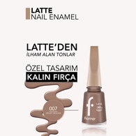 Flormar Latte Oje 007 Velvet Mocha