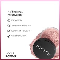  NOTE NOTE Note Loose Powder Makyaj Sabitleyici Pudra Pembe  1 of 4 