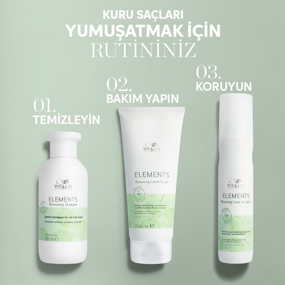  undefined WELLA PROFESSIONALS EXC. Wella Professionals Elements Yenileyici Bakım Kremi 200 ml  1 of 6 